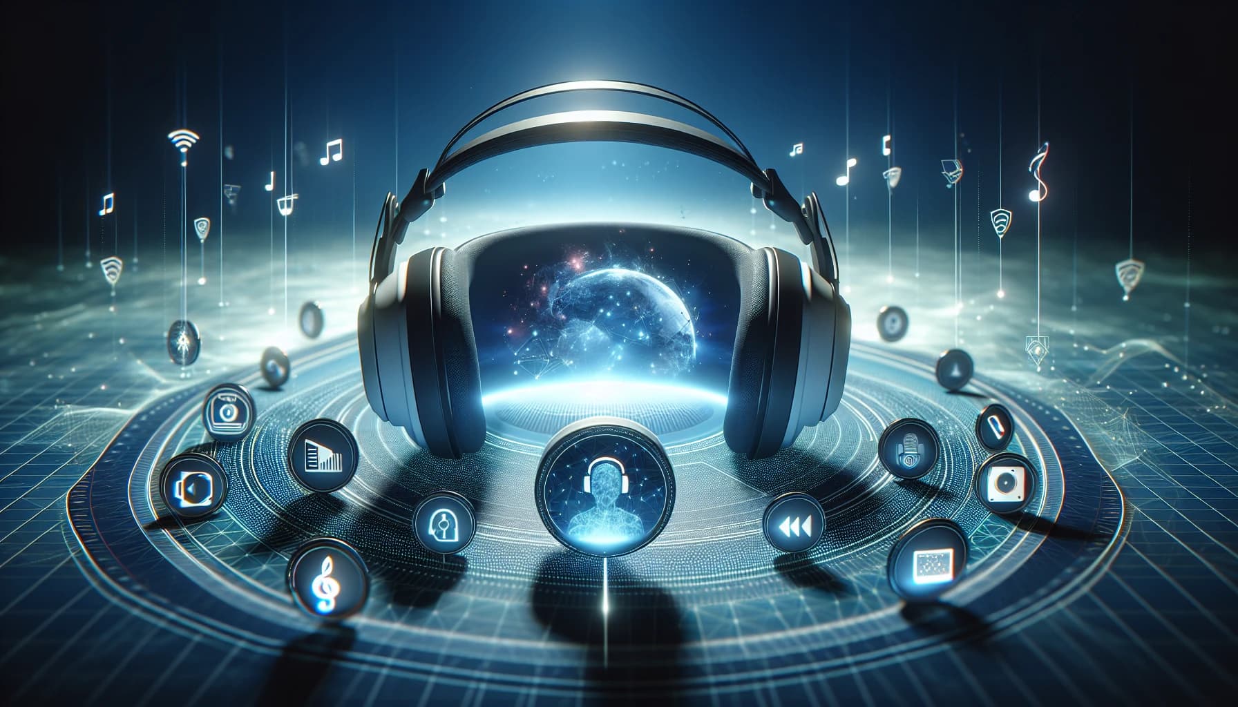 headphones of the future with media