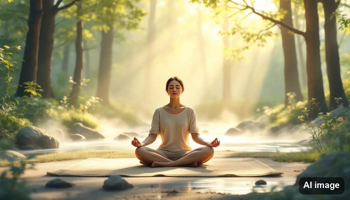 Eine Anleitung zur Durchführung einer Breathwork-Session, die eine entspannte Atmosphäre zeigt.