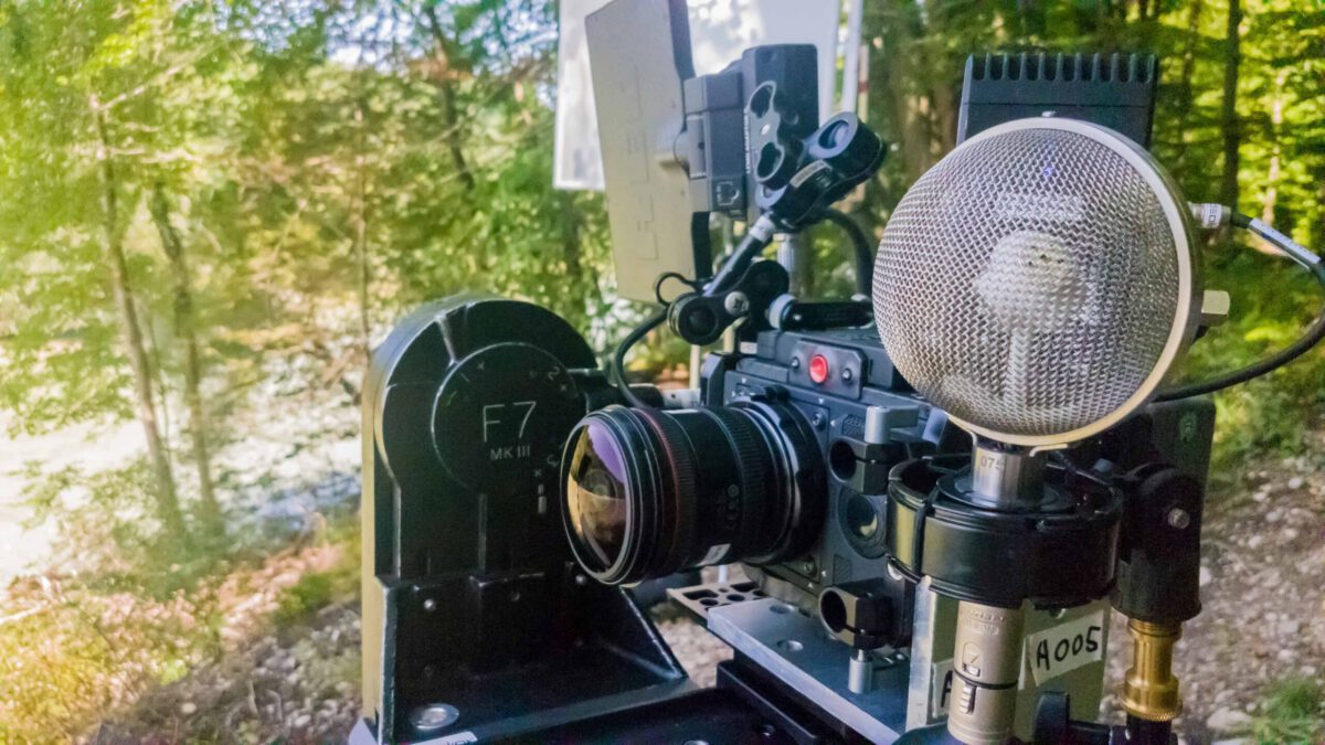 Immersive Audio 3D Musik Aufnahme in der Natur