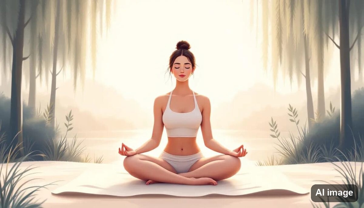 Eine Person, die an einer Breathwork-Session teilnimmt und sich auf ihre Atmung konzentriert.
