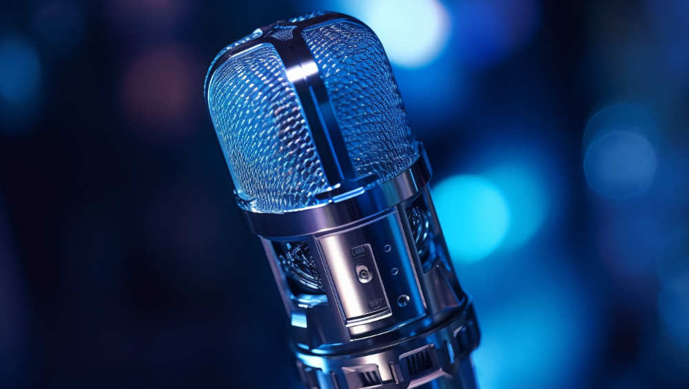 A microphone with which you can record spatial audio tracks