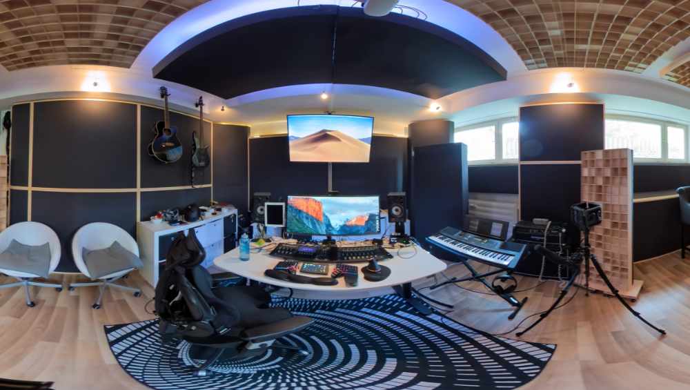 Panorama des Dolby Atmos Tonstudio