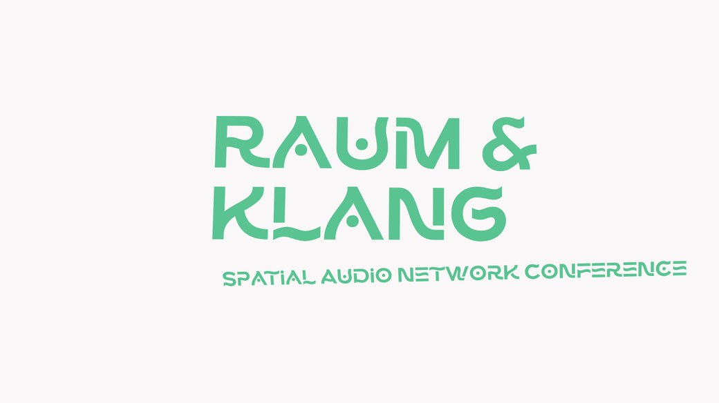 Logo der RAUM+KLANG 2026, der Spatial Audio Network Conference im ZiMMT Leipzig