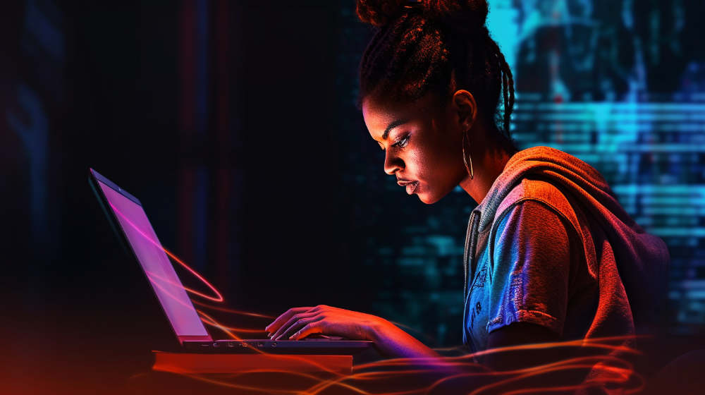 Someone having a better study session due to binaural beats.