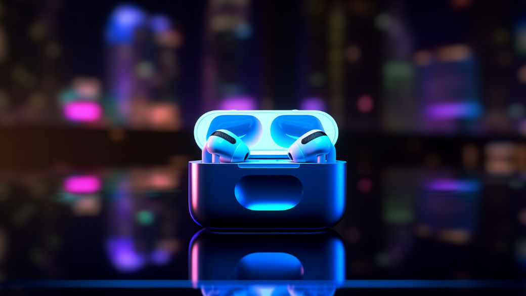 Airpods Pro with the Spatialized Audio Function
