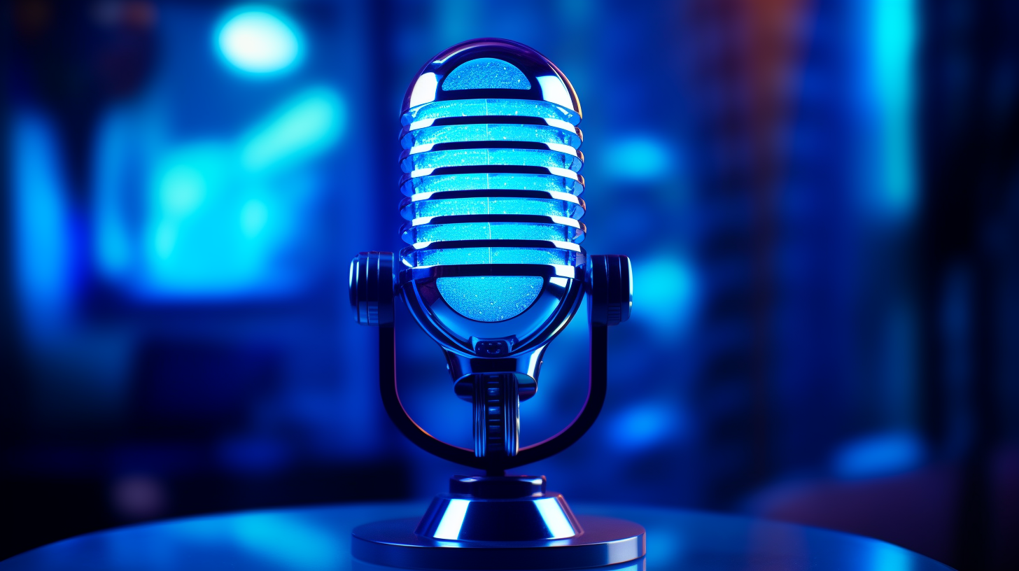 futuristic asmr microphone for recording