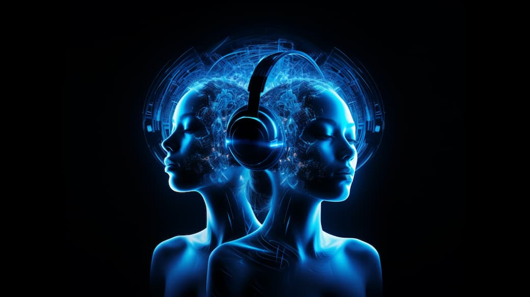 Binaural Signale mit kopfbezogener Übertragung