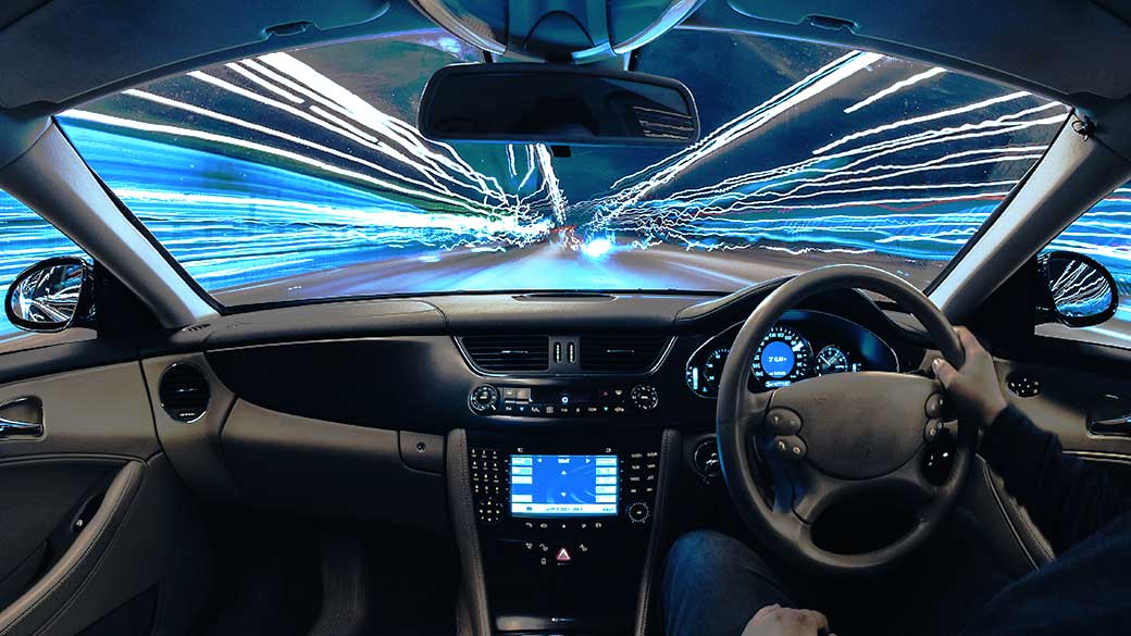 New car sound technology with Automotive Audio and 3D speakers