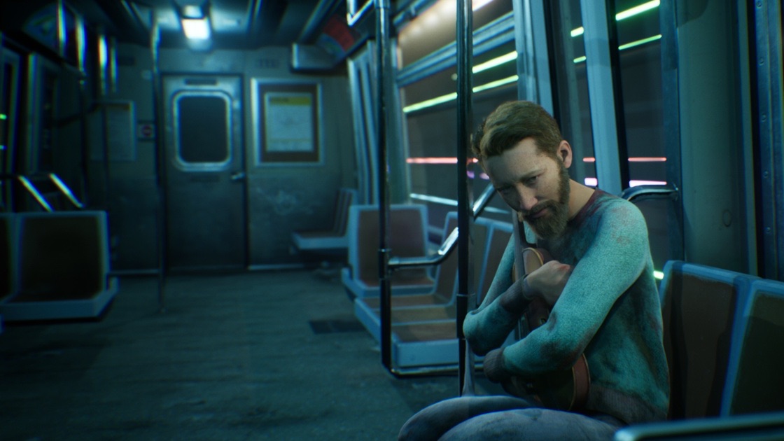 UNvisible VR-Kurzfilm: Van sitzt allein in der U-Bahn